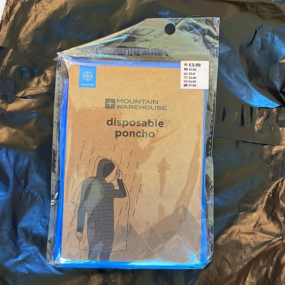 Mountain Warehouse Other - 🎁 Disposable Rain Poncho -- 3 for $10 or free with purchase